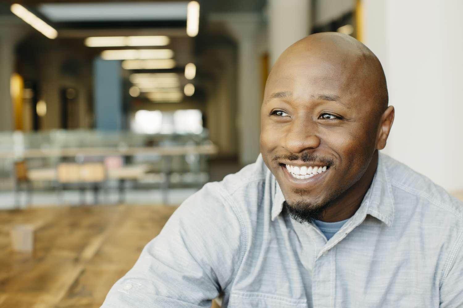 Businessman considering the principles of data management for analytics