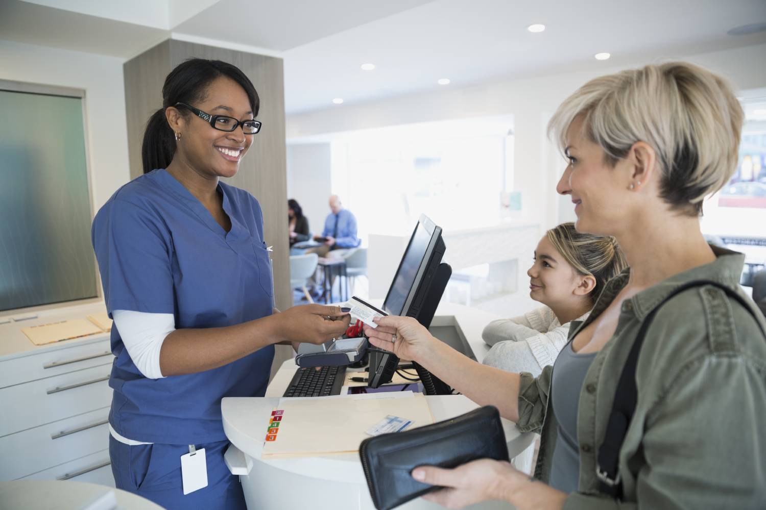 Patient paying for healthcare raises issues around personal data protection