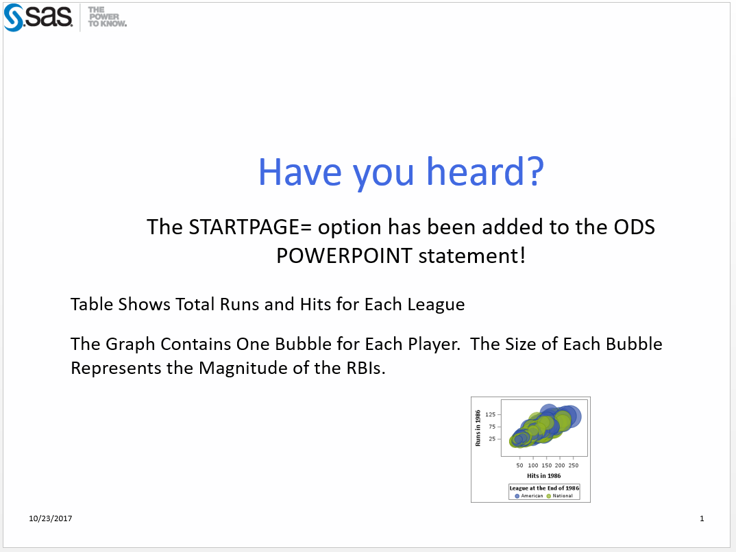 ODS Destination for PowerPoint
